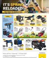 Builders Warehouse It's Spring Reloaded September 1 - October 13, 2025