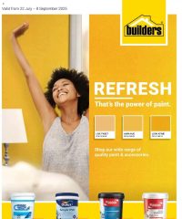 Builders Warehouse Refresh That's The Power Of Paint July 22 - September 8, 2025
