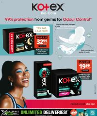 Checkers Eastern Cape - Kotex Promotion June 9 - July 6, 2025