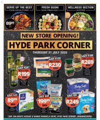 Checkers Gauteng - Hyde Park Corner Store July 31 - August 3, 2025