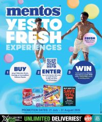 Checkers Gauteng - Mentos Promotion July 21 - August 31, 2025