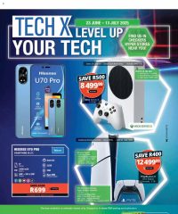Checkers Hyper Tech X June Month-End Promotion June 23 - July 13, 2025