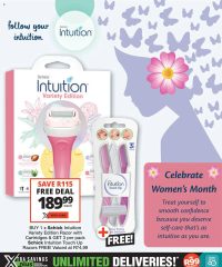 Checkers KwaZulu-Natal - Schick Intuition Promotion August 1 - 31, 2025