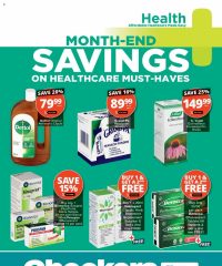 Checkers Medirite July Month-End Promotion July 21 - August 10, 2025