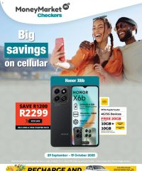 Checkers Money Market September Month-End Promotion September 29 - October 19, 2025