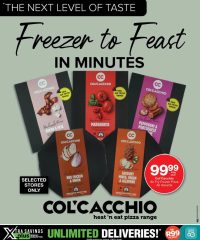 Checkers Western Cape - Col'Cacchio Promotion October 6 - December 7, 2025