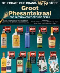 Checkers Western Cape - LiquorShop Groot Phesantekraal Store Opening August 1 - 15, 2025