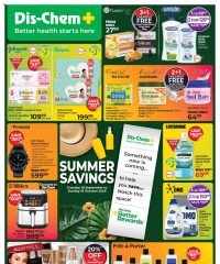 Dischem Specials September 16 - October 19, 2025