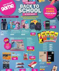 Game Back To School July 10 - 29, 2025