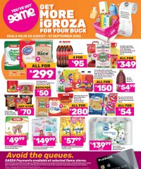 Game Get More iGroza For Your Buck August 22 - September 7, 2025