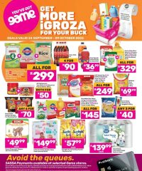 Game Get More iGroza For Your Buck September 24 - October 9, 2025