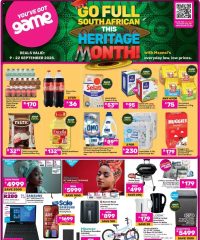 Game Go Full South African This Heritage Month September 9 - 22, 2025