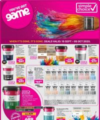 Game Simple Choice Paint September 15 - October 5, 2025
