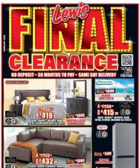 Lewis Specials February 23 - April 12, 2026