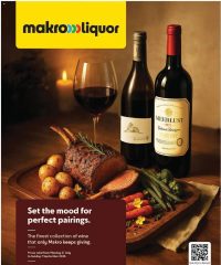 Makro Liquor Specials July 21 - September 7, 2025