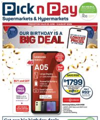 Pick n Pay Cellular Specials June 22 - August 2, 2025