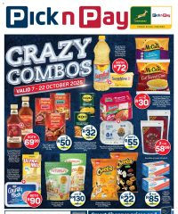 Pick n Pay Crazy Combo Specials October 7 - 22, 2025