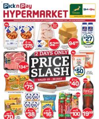 Pick n Pay Eastern Cape - Hyper Price Slash Specials July 19 - 20, 2025