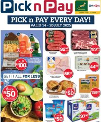 Pick n Pay Eastern Cape - Weekly Specials July 14 - 20, 2025