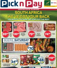 Pick n Pay Free State - Rugby Weekend Specials June 26 - 29, 2025