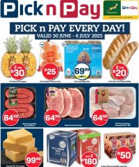 Pick n Pay Free State - Weekly Specials June 30 - July 6, 2025