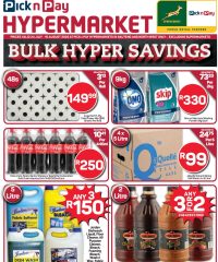 Pick n Pay Inland provinces - Hyper Bulk Specials July 24 - August 10, 2025