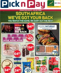 Pick n Pay Inland provinces - Rugby Specials July 17 - 20, 2025