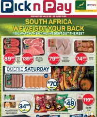 Pick n Pay Inland provinces - Rugby Weekend Specials June 26 - 29, 2025