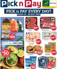Pick n Pay Inland provinces - Weekly Specials July 14 - 20, 2025