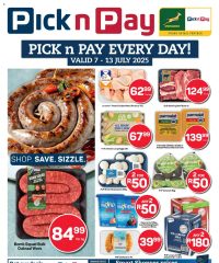 Pick n Pay Inland provinces - Weekly Specials July 7 - 13, 2025