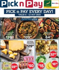 Pick n Pay Inland provinces - Weekly Specials October 6 - 12, 2025