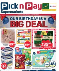Pick n Pay KwaZulu-Natal - Birthday Deals July 24 - August 3, 2025
