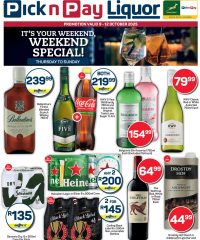 Pick n Pay Liquor Specials October 9 - 12, 2025