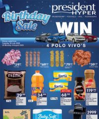 President Hyper Birthday Sale July 29 - August 4, 2025