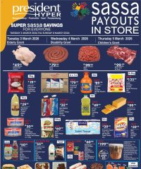 President Hyper President Hyper Super Sassa Savings March 3 - 8, 2026