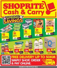 Shoprite Eastern Cape - Cash & Carry Spring Savings Idutywa, King William's Town & Thembani September 22 - October 5, 2025