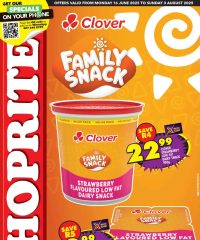 Shoprite Eastern Cape - Clover Savings June 16 - August 3, 2025