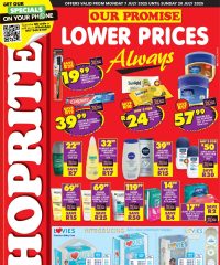 Shoprite Eastern Cape - Personal Care Deals July 7 - 20, 2025