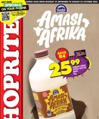 Shoprite Eastern Cape - Sundale Amasi Savings September 22 - October 5, 2025