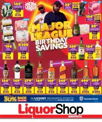 Shoprite Gauteng - Shoprite LiquorShop Major Deals July 24 - August 10, 2025