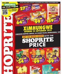Shoprite Gauteng - Shoprite Price Store Opening Ximhungwe September 25 - 28, 2025