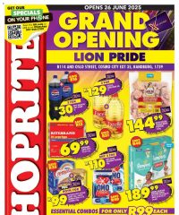 Shoprite Gauteng - Xtra Savings Grand Opening Lion Pride June 26 - 29, 2025