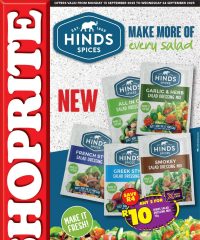 Shoprite KwaZulu-Natal - Hinds Deals September 15 - 24, 2025