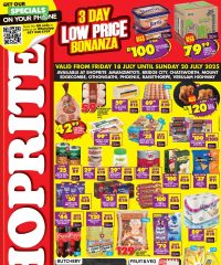 Shoprite KwaZulu-Natal - Low Price Bonanza Exclusive July 18 - 20, 2025