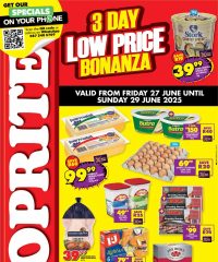 Shoprite KwaZulu-Natal - Low Price Bonanza Exclusive June 27 - 29, 2025