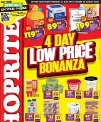 Shoprite KwaZulu-Natal - Low Price Bonanza July 31 - August 3, 2025