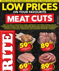 Shoprite KwaZulu-Natal - Low Price Meat Exclusive July 24 - August 3, 2025