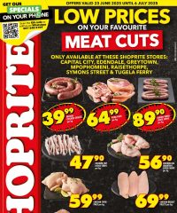 Shoprite KwaZulu-Natal - Meat Low Prices Exclusive June 23 - July 6, 2025
