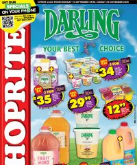 Shoprite Western Cape - Darling Savings September 15 - November 23, 2025