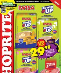 Shoprite Western Cape - Iwisa Instant Porridge Savings July 14 - August 17, 2025